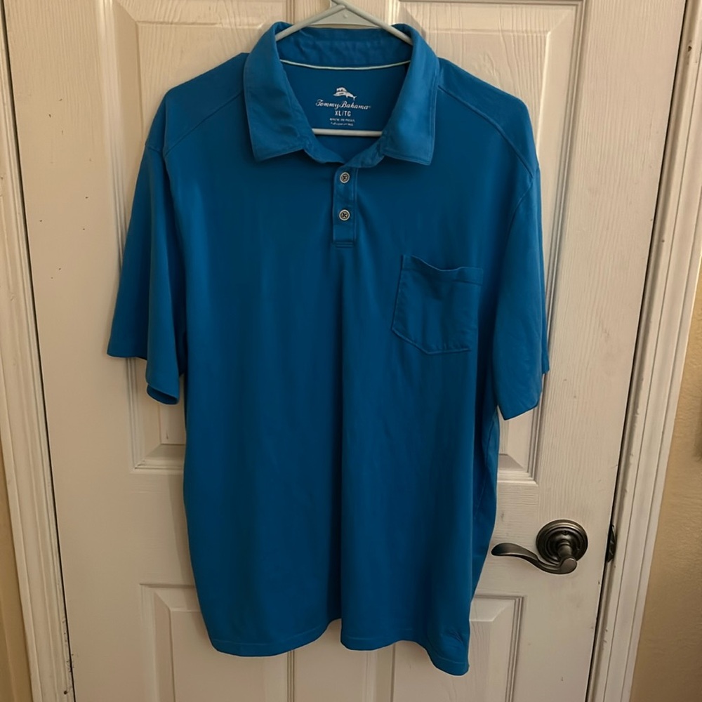 Tommy Bahama Blue Polo XL